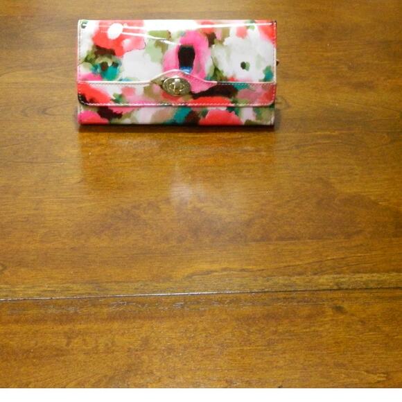 SafeKeeper Wallet Pink Floral Design - Picture 2 of 6